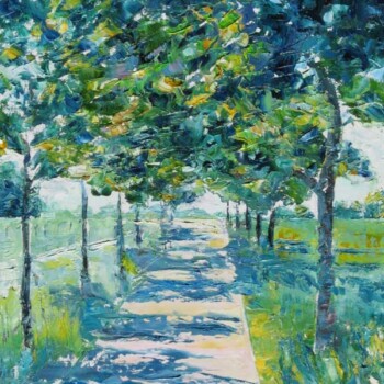 European Summer Janeen's Oil Works by Janeen Meyer-Johanson