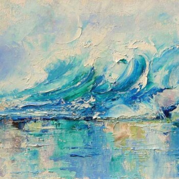 (Was in Oceanscape) Janeen's Oil Works by Janeen Meyer-Johanson